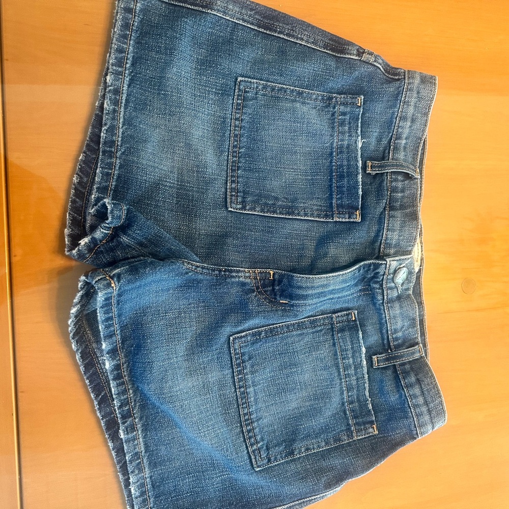 Current/Elliott Blue Jean Shorts